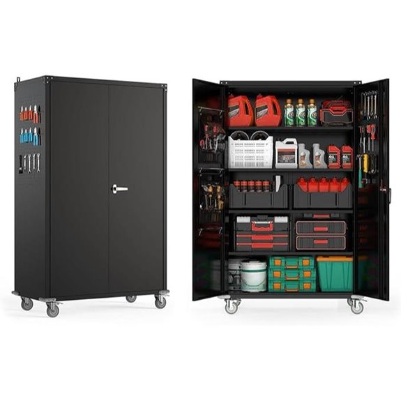 10 Best Garage Storage Cabinet Sets to Organize Your Space in 2026 10 Metal Garage Storage Cabinet with Wheels and Pegboards