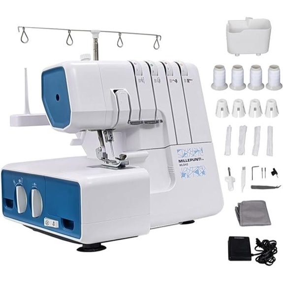 MILLEPUNTI MLD42 Metal Serger Sewing Machine
