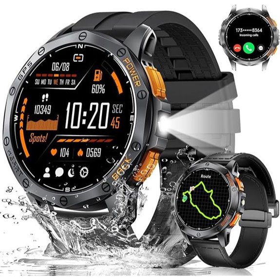 15 Best Rugged Smartwatches for Adventure and Durability in 2026 3 LIGE GPS Military Smart Watch with Fitness Tracker