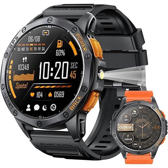 15 Best Rugged Smartwatches for Adventure and Durability in 2026 16 Military GPS Smartwatch with Sport Modes and Bluetooth