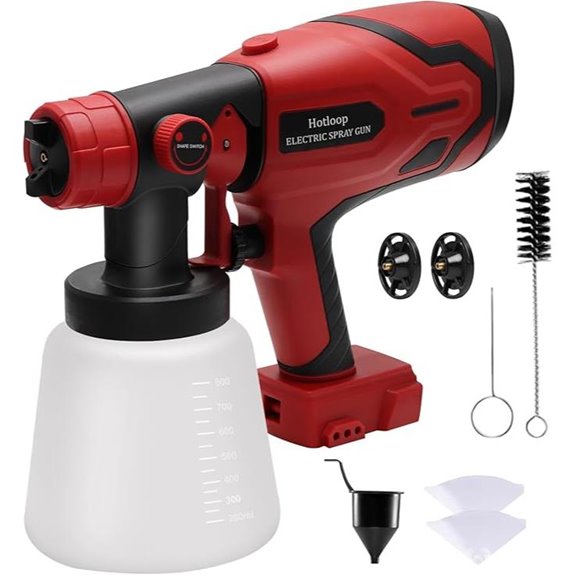 10 Best Paint Sprayers That Deliver Perfect Finishes Every Time 12 Cordless Paint Sprayer for Milwaukee M18 Battery