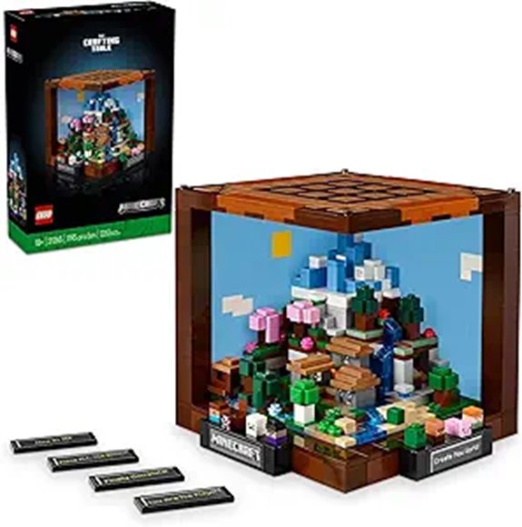 15 Best Premium LEGO Tables for a Building Experience That Lasts 3 LEGO Minecraft The Crafting Table Building Set