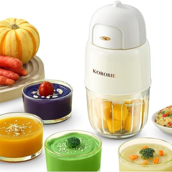 15 Best Baby Food Makers That Make Mealtime Easier and More Nutritious 7 Baby Food Maker - Mini White