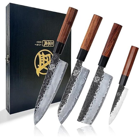 15 Best Japanese Chef Knives for 2026 That Chefs Swear By 9 MITSUMOTO SAKARI Chef's Knife Set 4 Pcs