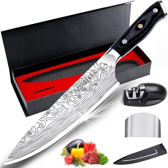 15 Best Chef Knives Under $200 for 2026 That Chefs Swear By 3 MOSFiATA 8 Chef's Knife with Sharpener and Guard