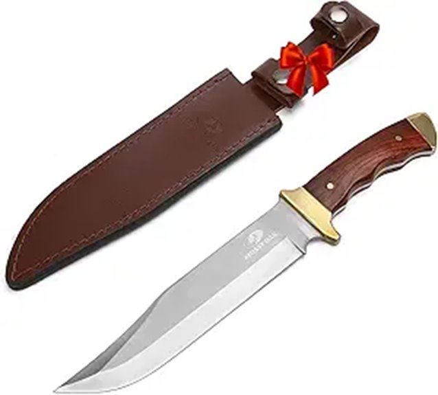 15 Best Fixed Blade Knives for 2026 That Every Survivalist Needs 7 Mossy Oak 14-inch Bowie Knife with Leather Sheath
