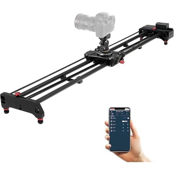 15 Best Camera Sliders for Filmmakers in 2026 17 GVM Motorized Camera Slider with Panoramic Shooting
