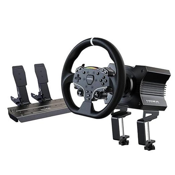MOZA R5 Racing Wheel and Pedals Kit