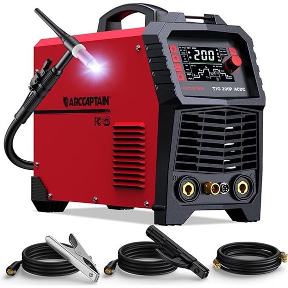 ARCCAPTAIN TIG Welder AC/DC 200Amp Multi-Process Machine
