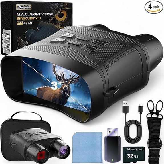 M. A. C. Night Vision Goggles with Infrared Zoom