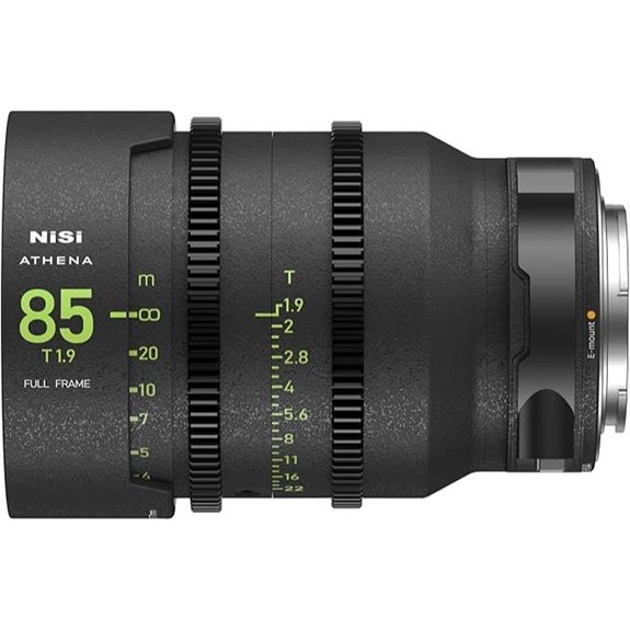 15 Best Cinema Lenses for Filmmaking in 2026 14 NiSi 85mm Athena Prime Full Frame Cinema Lens T1.9 (E Mount)