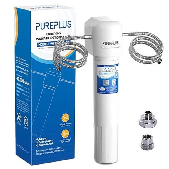 15 Best Water Filters for Under-Sink Purification in 2026—Clean Water Made Easy 16 PUREPLUS Under Sink Water Filter NSF Certified 40,000 Gallons