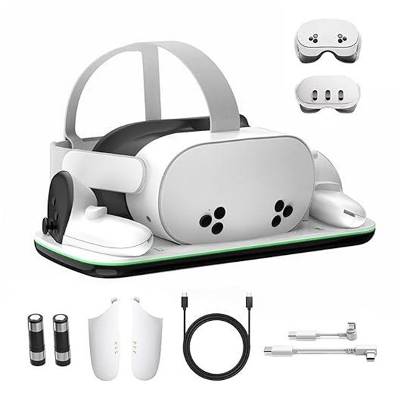 Meta Oculus Quest 3 Charging Dock with Batteries