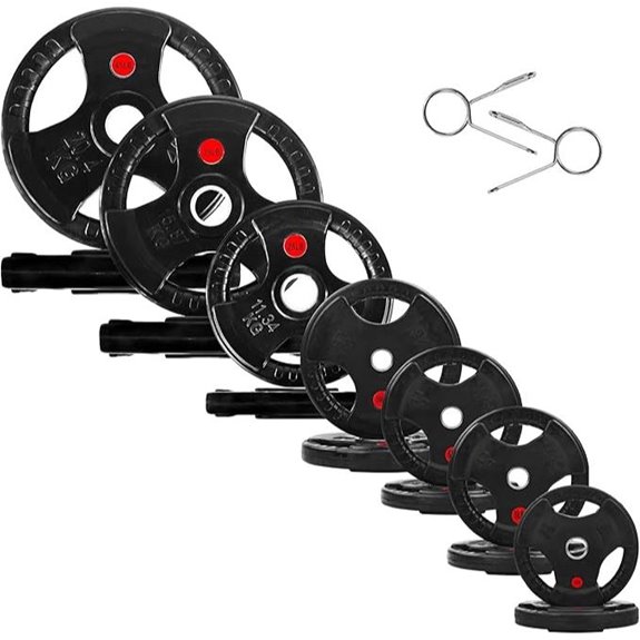 15 Best Cast Iron Weight Plates for Strength Training in 2026 3 Fitvids Olympic Cast Iron Weights Set (255 lbs)