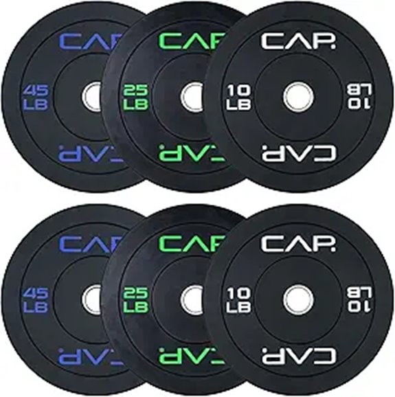15 Best Bumper Plates Sets for Serious Lifters in 2026 8 CAP Barbell Olympic Bumper Plate Weight Set with Rack