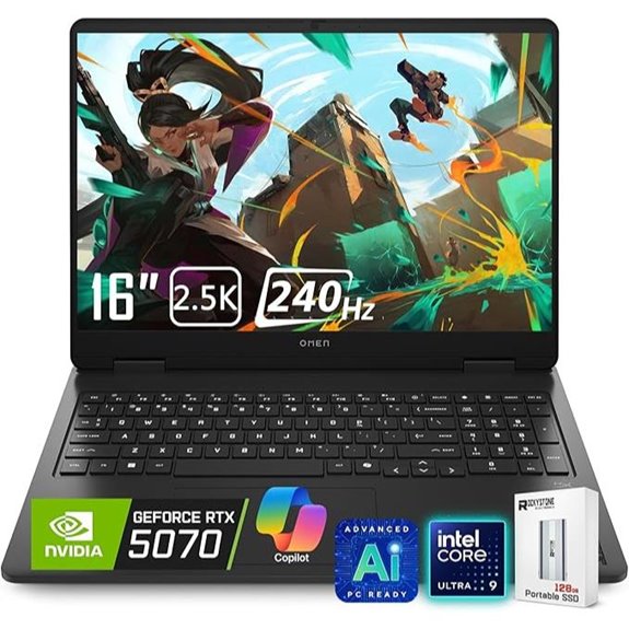 HP OMEN 16 Gaming Laptop with RTX 5070