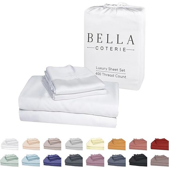 Bella Coterie Organic Bamboo King Sheet Set