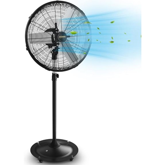 24-Inch Outdoor Oscillating Pedestal Fan