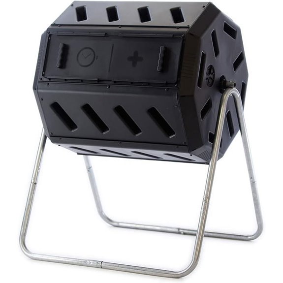 FCMP Outdoor IM4000 Dual Chamber Compost Bin
