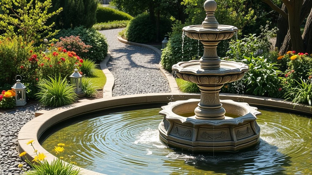 outdoor fountain selection considerations