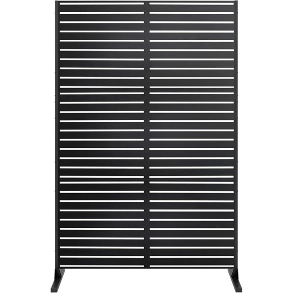 15 Best Privacy Screen Outdoor Solutions to Keep Your Space Private and Peaceful 15 Outdoor Metal Privacy Screen with Stand