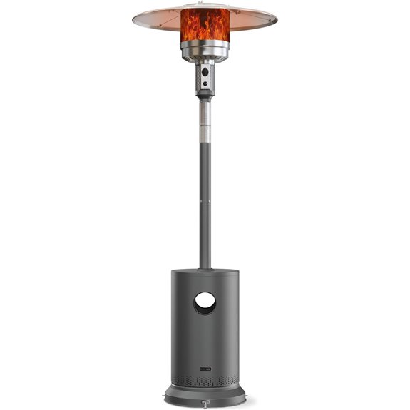 outdoor patio heater wheels