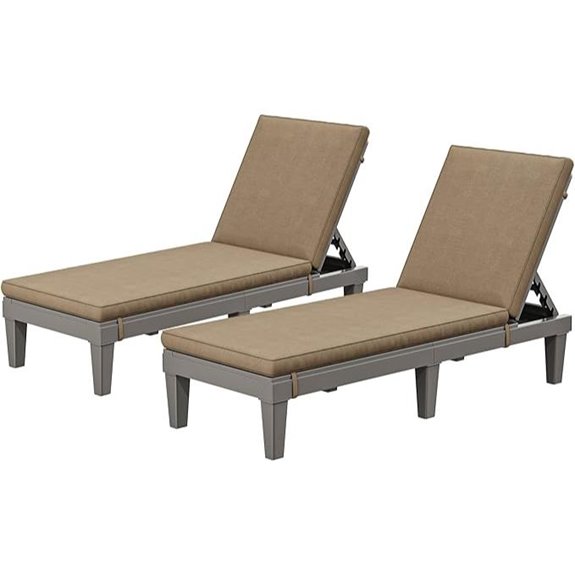 15 Best Outdoor Lounge Chairs With Cushions for Ultimate Relaxation in 2026 8 YITAHOME Outdoor Pool Chaise Lounge Chairs (Set of 2)