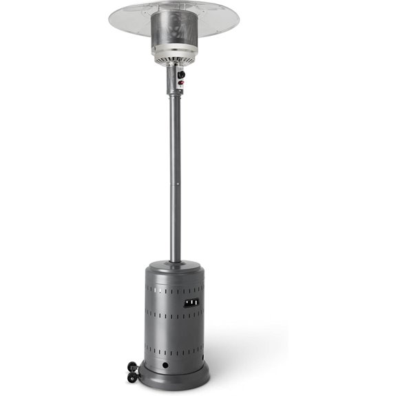 15 Best Propane Patio Heaters for Cozy Outdoor Spaces in 2026 3 Amazon Basics Outdoor Propane Patio Heater with Wheels