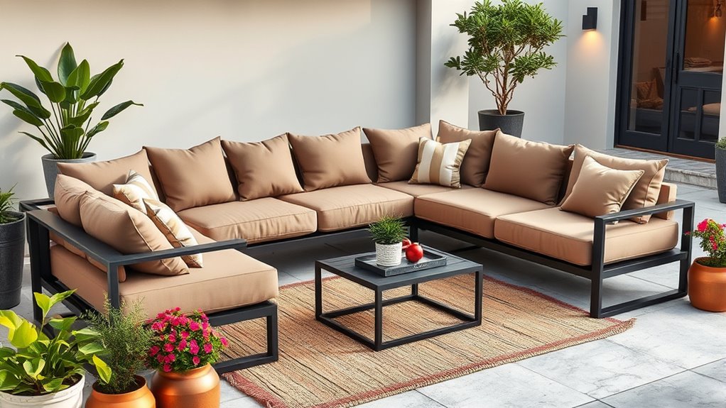 outdoor sectional selection criteria