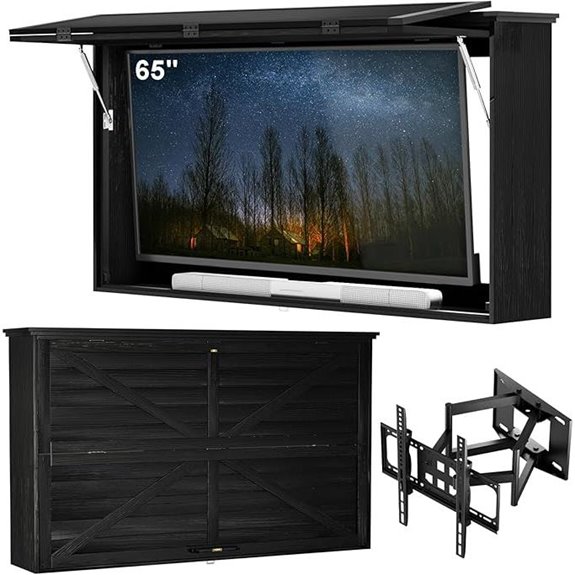 GDLF Outdoor TV Enclosure for 60-65 Inch TVs