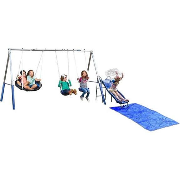 15 Best Large Backyard Swing Sets for Fun and Durability 11 XDP Aqua Play Outdoor Park with Swing and Slide