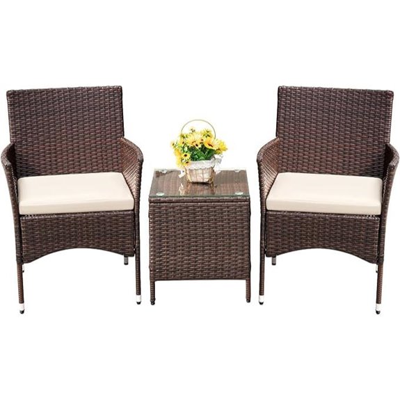 outdoor wicker furniture set