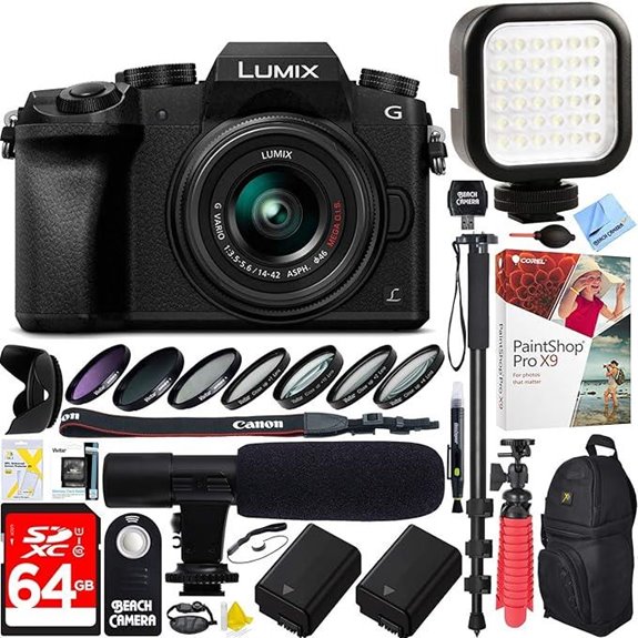 15 Best Panasonic Cameras for Filmmaking in 2026 12 Panasonic LUMIX G7 4K Camera Bundle with Accessories