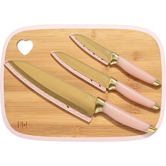 15 Best Bamboo Cutting Boards for Knives in 2026 7 Paris Hilton Reversible Bamboo Cutting & Knife Set