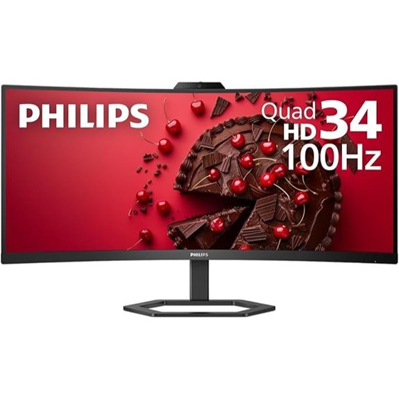 11 Best Ultrawide Monitors for Video Editing in 2026 10 Philips 34 UltraWide QHD Monitor with Webcam