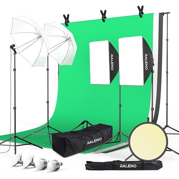 photography backdrop lighting kit