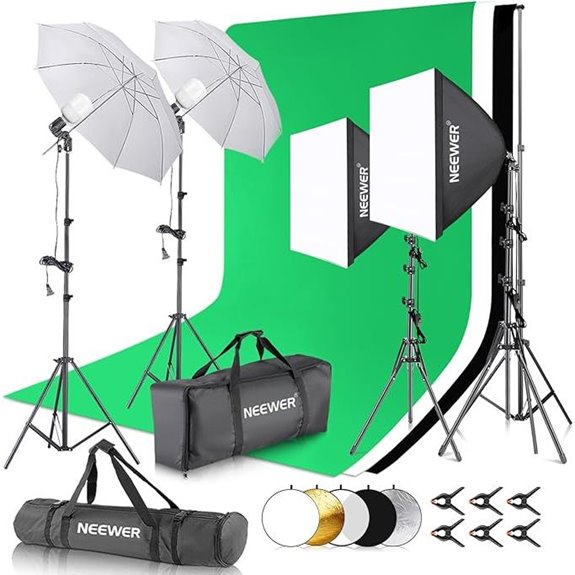 photography lighting and backdrops