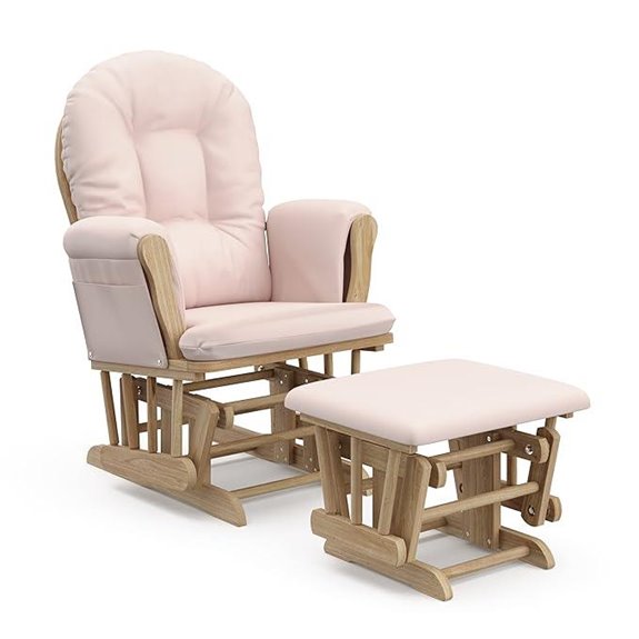 15 Best Glider Chairs for Nurseries That Combine Comfort and Style in 2026 8 Storkcraft Hoop Glider & Ottoman (Natural/Pink)