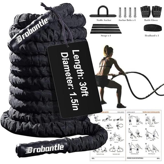 15 Best Heavy Duty Battle Ropes for Intense Workouts in 2026 8 Pink Battle Rope for Workout and Heavy Training