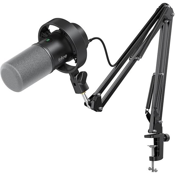 15 Best XLR Microphones for VR Streaming in 2026 8 FIFINE K688 Podcast Microphone Kit with Boom Arm