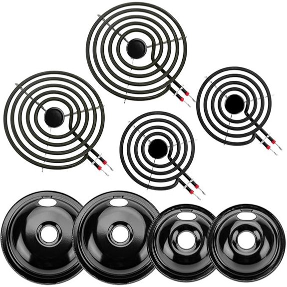 10 Best Electric Ranges for Seamless Cooking in 2026 10 porcelain drip pan set