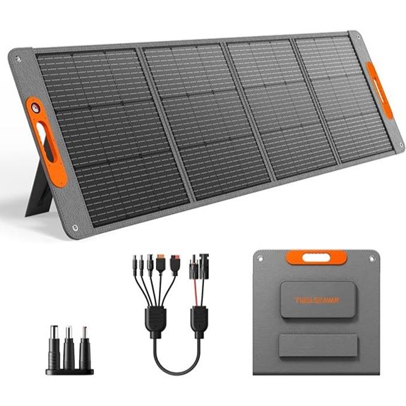200W Foldable Solar Panel for Camping and Emergency