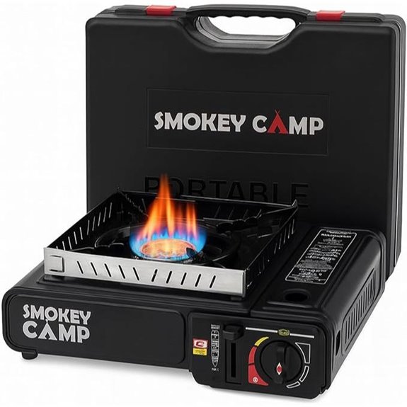 Portable Camping Stove with Suitcase 3000W Dual Fuel