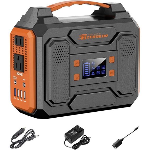Portable 300W Solar Generator & Power Bank