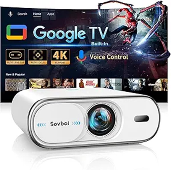 15 Best Laser Projectors for 2026 Home Theater Enthusiasts 8 Sovboi 4K Portable Outdoor Projector with Smart Features