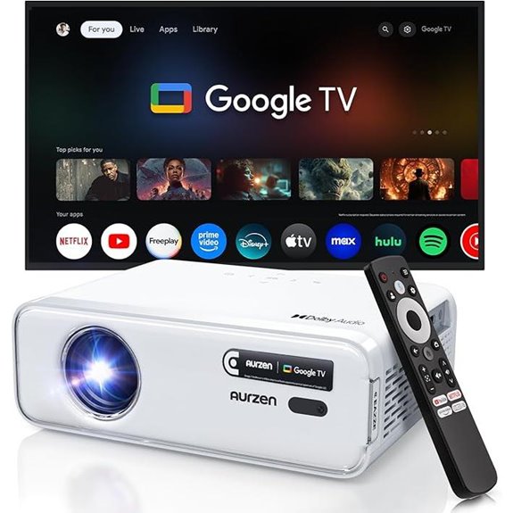 Aurzen EAZZE D1G 4K Smart Portable Projector