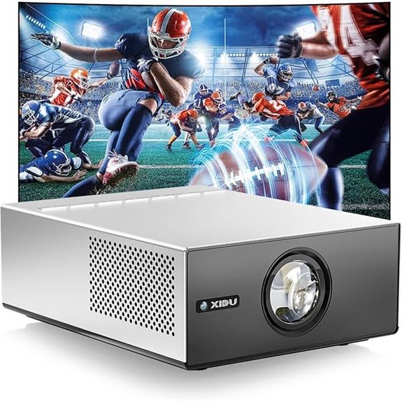 XIDU 4K Portable Projector with WiFi & Bluetooth