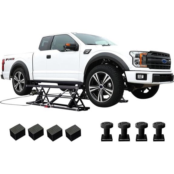 Jocisland 5000LBS Portable Car Lift with Wheels