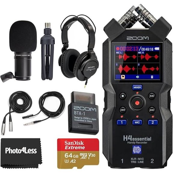 9 Best Portable Audio Recorders for VR Creators in 2026 9 Zoom H4 Handy Recorder Bundle with Mic and Accessories