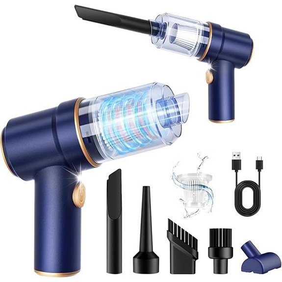 15 Best Portable Premium Car Vacuums for a Spotless Ride in 2026 9 KMM Handheld Car Vacuum & Air Duster (9000Pa)